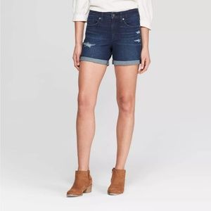 Universal Thread | high rise midi denim shorts